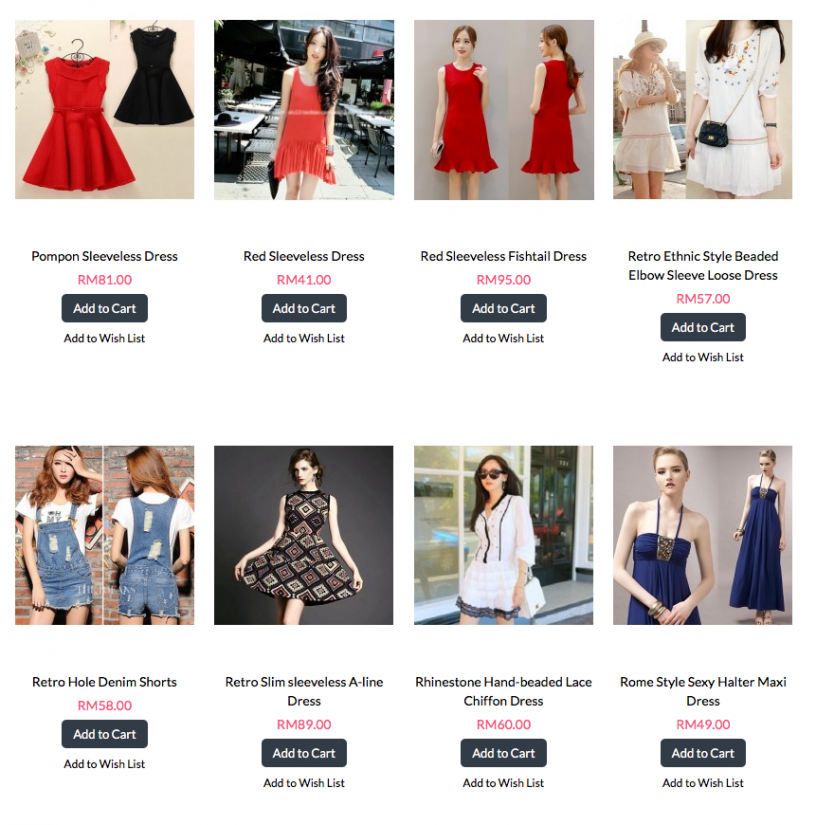 Women Dress Malaysia Online Store Fashion Directory Malaysia